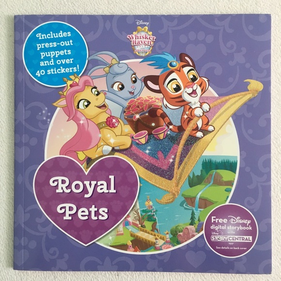 👑 Disney’s Whisker Haven Tales “Royal Pets” Activity Book 👑 - Picture 1 of 15